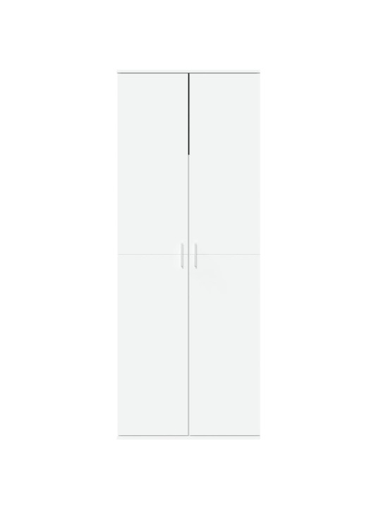 Kaappi valkoinen 70x35x180 cm tekninen puu
