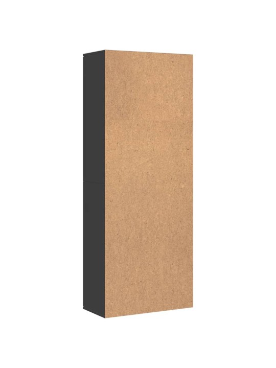 Kaappi musta 70x35x180 cm tekninen puu