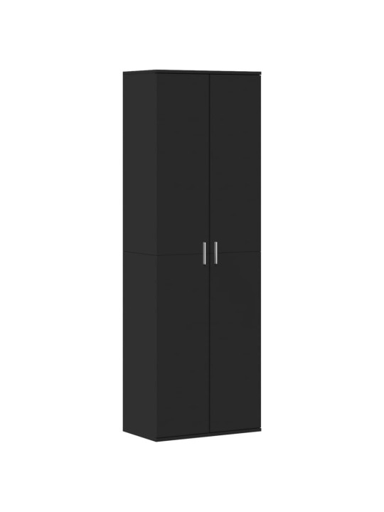 Kaappi musta 60x35x180 cm lastulevy
