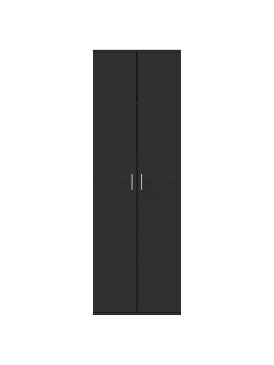 Kaappi musta 60x35x180 cm lastulevy
