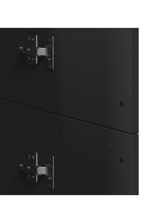 Kaappi musta 60x35x180 cm lastulevy