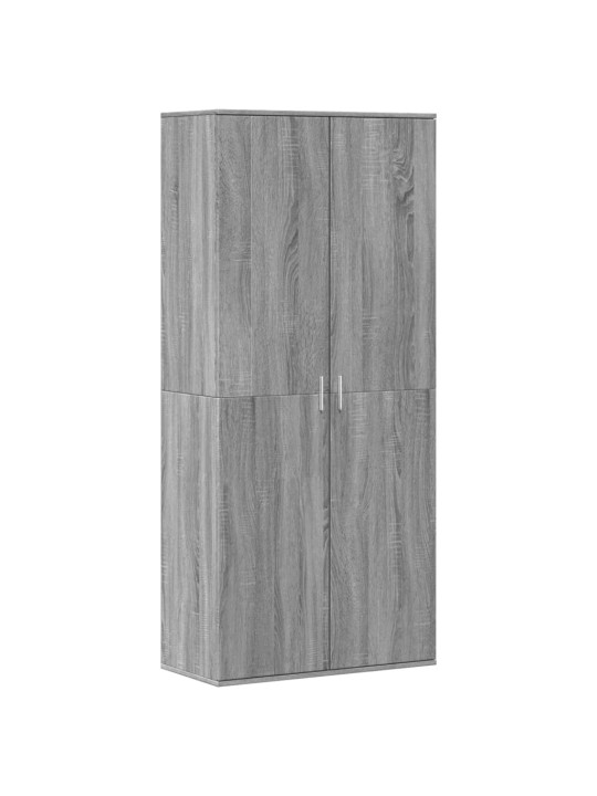 Kenkäkaappi harmaa sonoma 80x39x178 cm tekninen puu