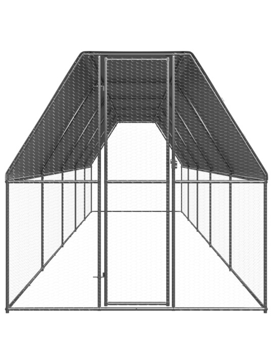 Kanahäkki 2x10x2 m galvanoitu teräs