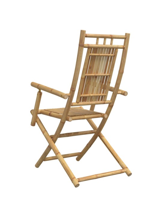 Taitettavat puutarhatuolit 4 kpl 53x66x99 cm bambu