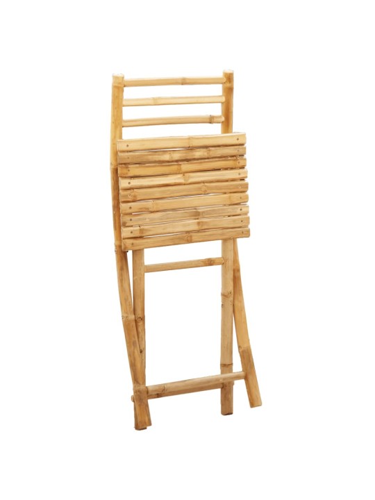 Taitettavat puutarhatuolit 4 kpl 43x54x88 cm bambu