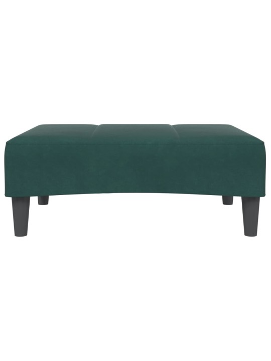 Rahi tummanvihreä 77x55x31 cm sametti