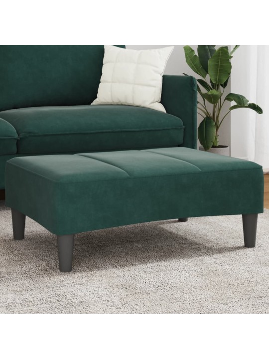 Rahi tummanvihreä 77x55x31 cm sametti