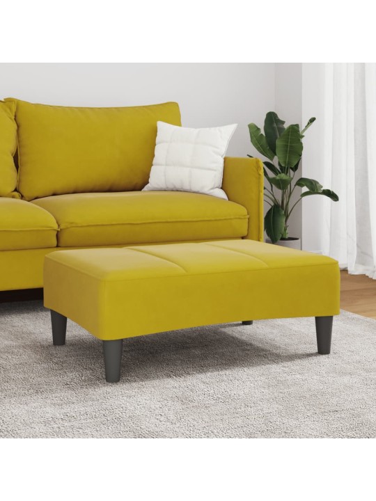 Rahi keltainen 77x55x31 cm sametti