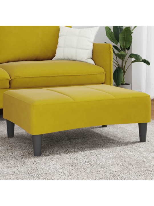 Rahi keltainen 77x55x31 cm sametti