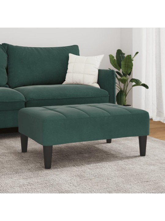 Rahi tummanvihreä 77x55x31 cm sametti