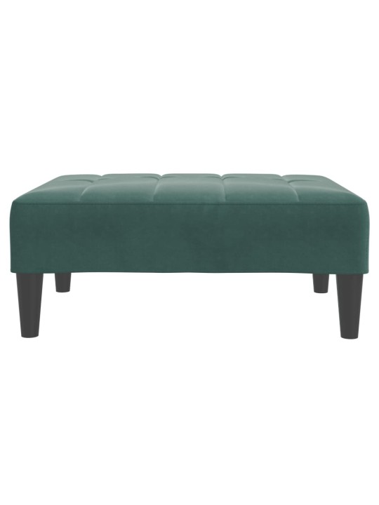 Rahi tummanvihreä 77x55x31 cm sametti