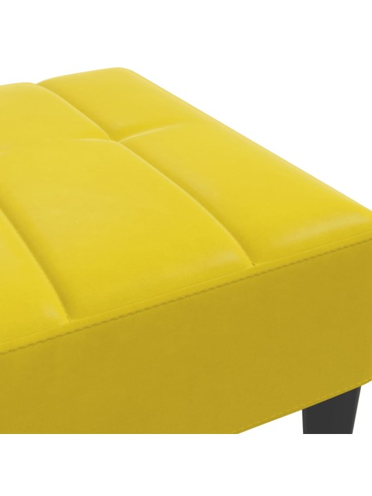 Rahi keltainen 77x55x31 cm sametti