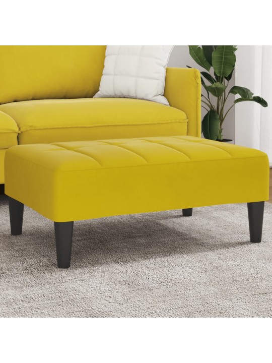 Rahi keltainen 77x55x31 cm sametti
