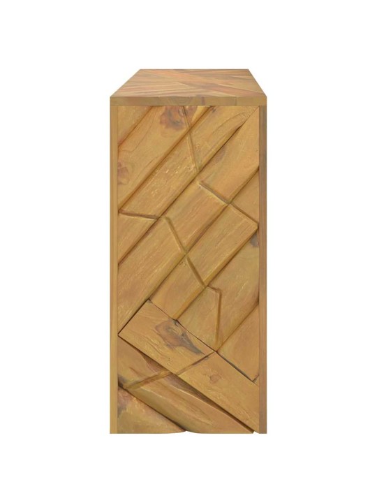 Konsolipöytä 110x35x75 cm massiivipuuta tiikiä