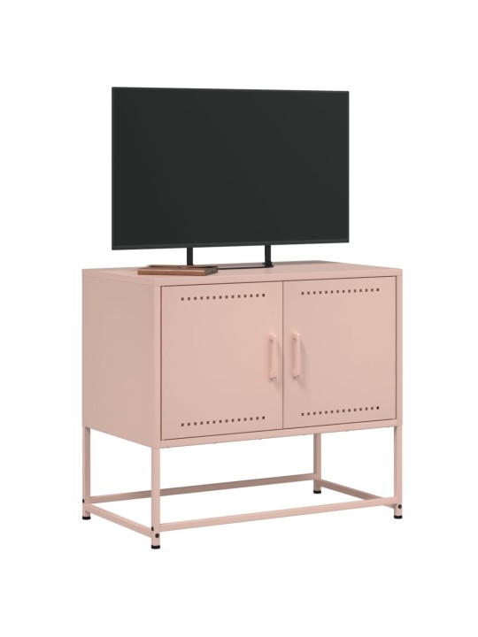 TV-taso pinkki 68,5x39x60,5 cm teräs