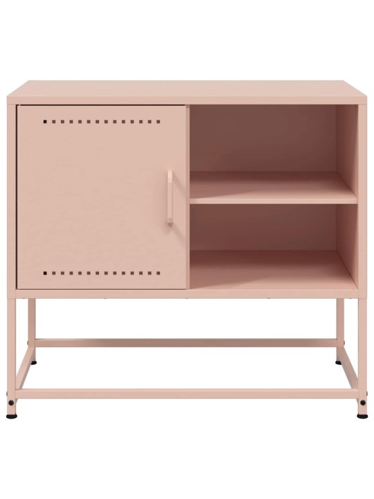 TV-taso pinkki 68x39x60,5 cm teräs