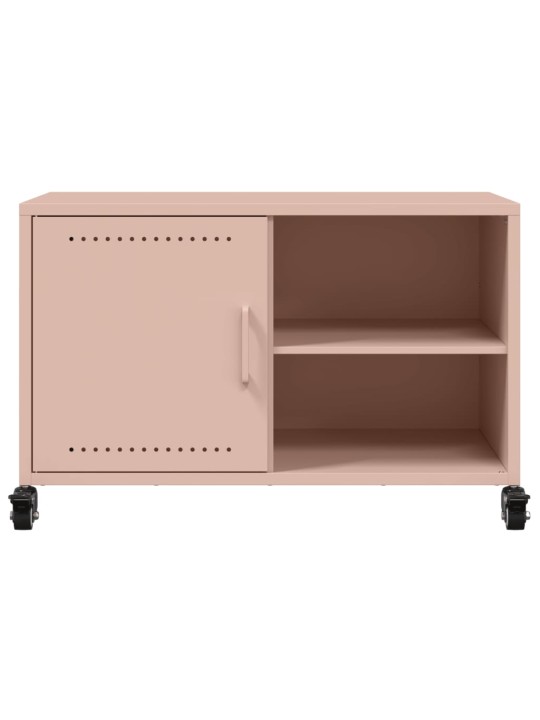 TV-taso pinkki 68x39x43,5 cm teräs