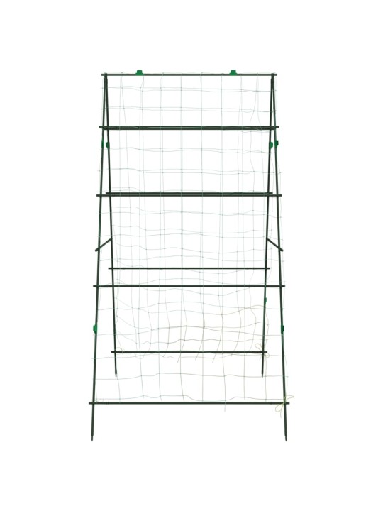 Puutarhasäleikkö köynnöskasveille A-runko 99x90x175,5 cm teräs