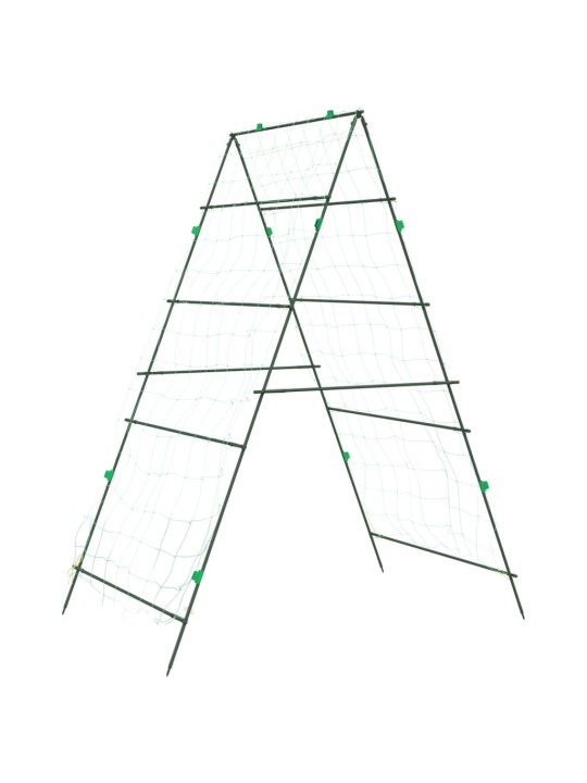 Puutarhasäleikkö köynnöskasveille A-runko 99x90x175,5 cm teräs