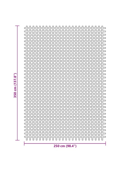 Retkeilymatto antrasiitti 3,5x2,5 m