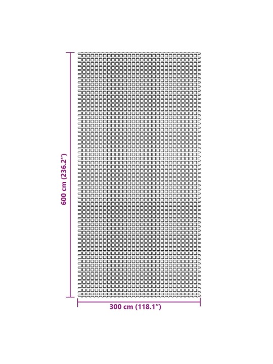 Retkeilymatto antrasiitti 6x3 m