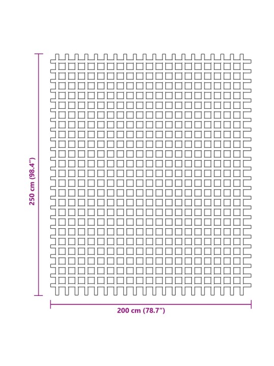 Telttamatto sininen 2,5x2 m