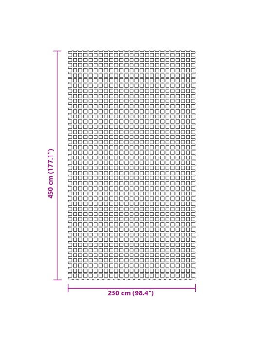 Retkeilymatto sininen 4,5x2,5 m