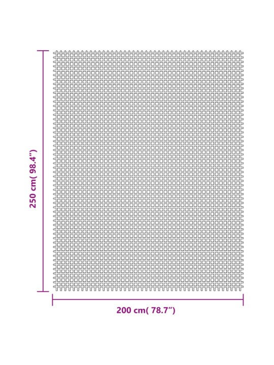 Telttamatto kerma 2,5x2 m