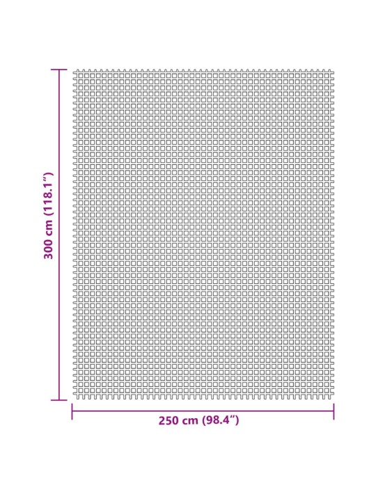 Retkeilymatto kerma 3x2,5 m