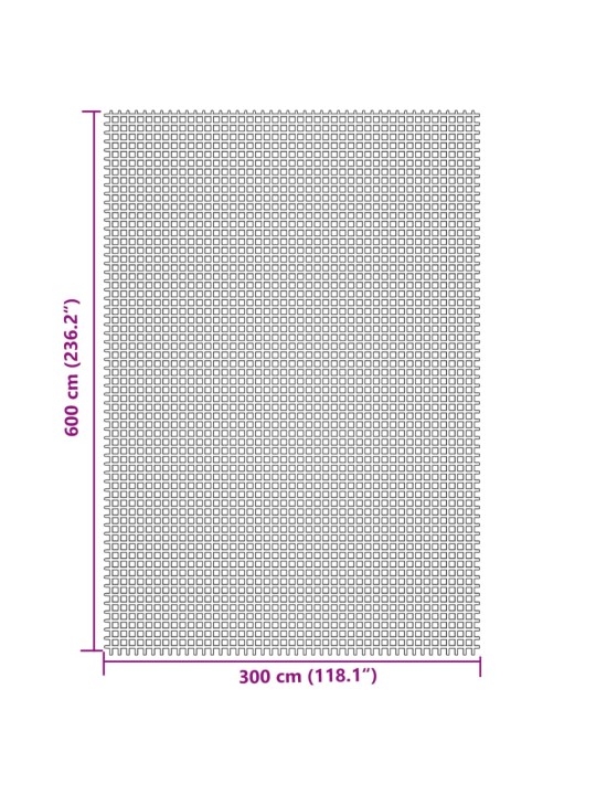 Retkeilymatto kerma 6x3 m