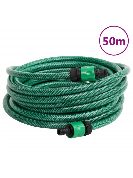 Vapaasti seisova letkukela vihreä 50 m letkulla PVC