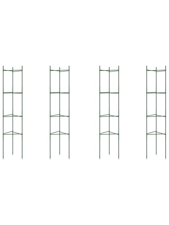 Tomaattihäkki 4 kpl 154 cm teräs ja PP