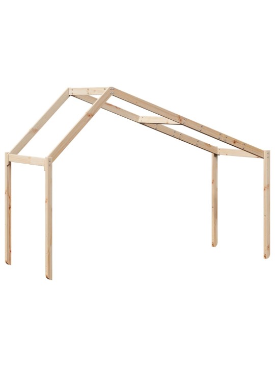 Lastensängyn katos 203x95,5x142 cm täysi mänty