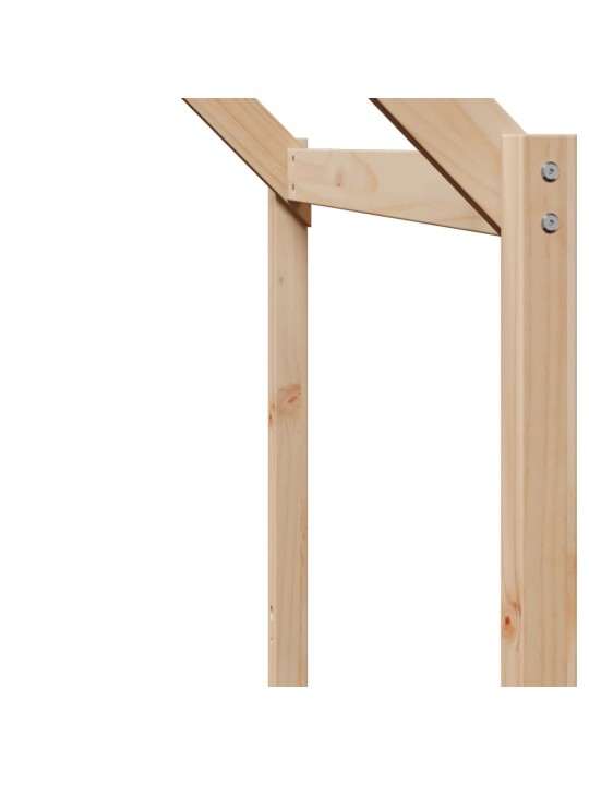 Lastensängyn katos 203x95,5x142 cm täysi mänty