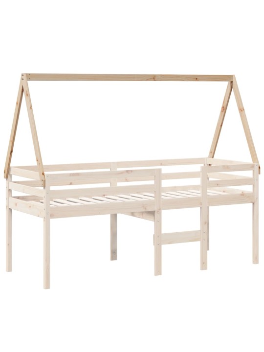 Lastensängyn katos 209x95,5x88 cm täysi mänty