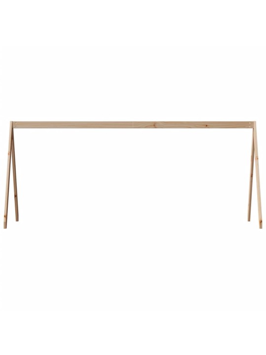 Lastensängyn katos 199x95,5x88 cm täysi mänty