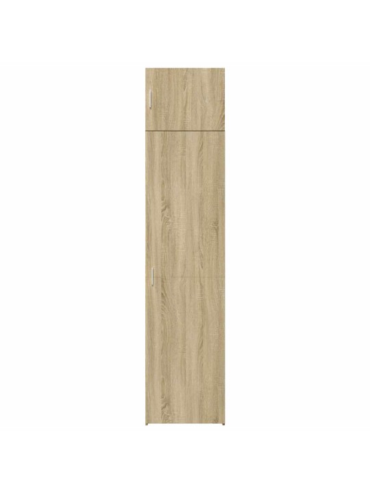 Säilytyskaappi kapea sonoma-tammi 50x42,5x225 cm tekninen puu
