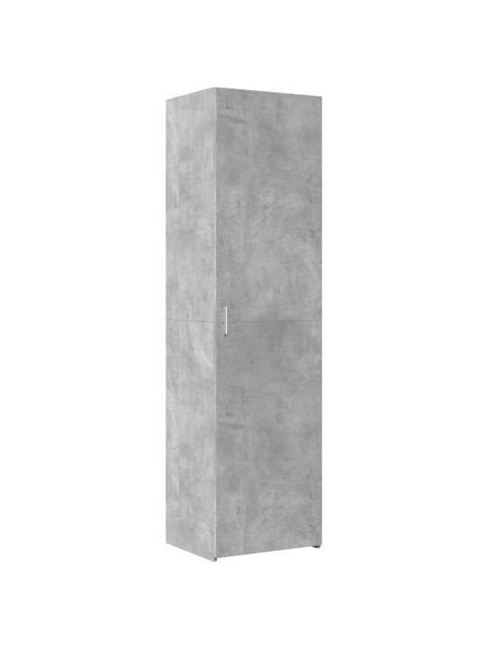 Säilytyskaappi kapea betoninharmaa 50x42,5x225 cm tekninen puu