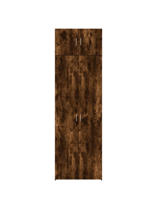 Säilytyskaappi savutammi 70x42,5x225 cm tekninen puu
