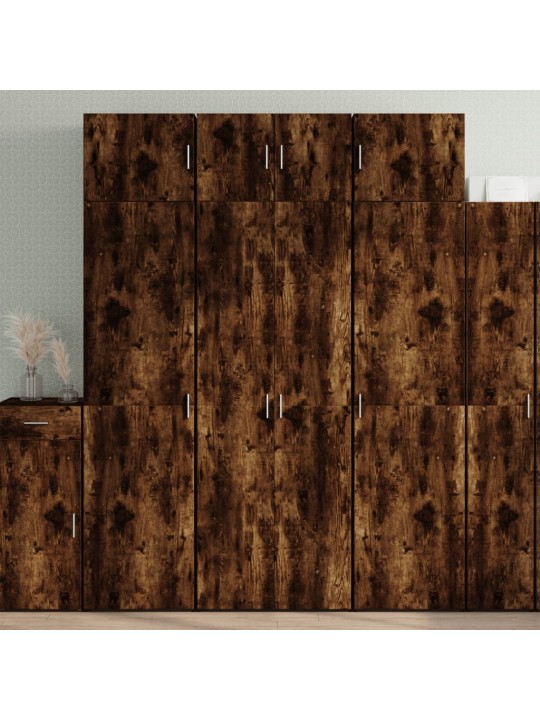 Säilytyskaappi savutammi 70x42,5x225 cm tekninen puu