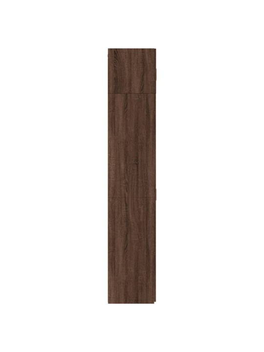 Säilytyskaappi ruskea tammi 70x42,5x225 cm tekninen puu