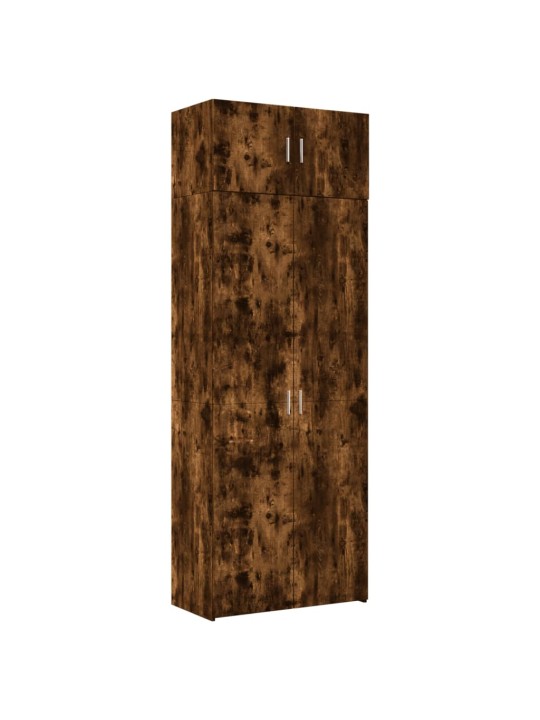 Säilytyskaappi savutammi 80x42,5x225 cm tekninen puu