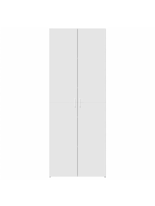 Kaappi valkoinen 70x42,5x185 cm tekninen puu