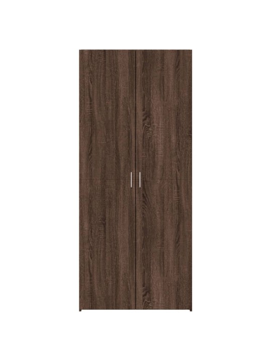 Kaappi ruskea tammi 80x42,5x185 cm tekninen puu