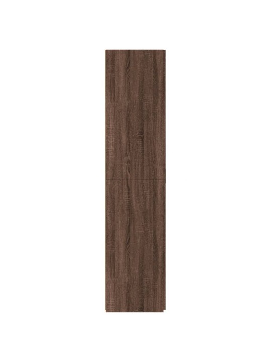 Kaappi ruskea tammi 80x42,5x185 cm tekninen puu