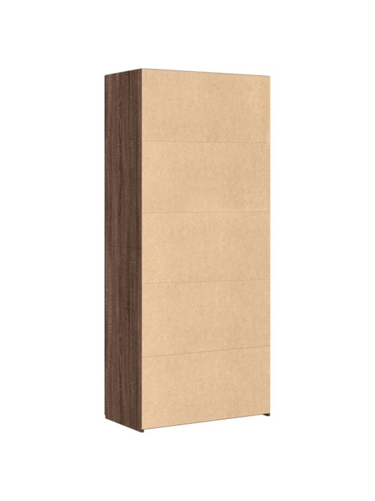 Kaappi ruskea tammi 80x42,5x185 cm tekninen puu
