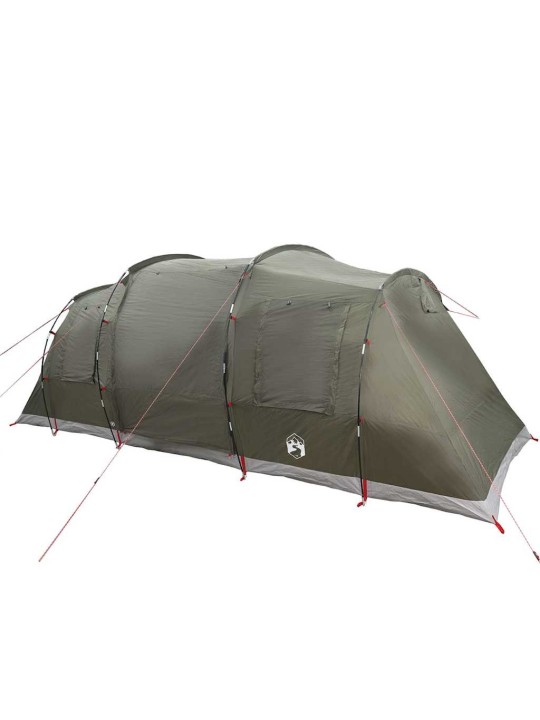 Camping teltta tunneli 4-hengen oliivinvihreä vedenpitävä