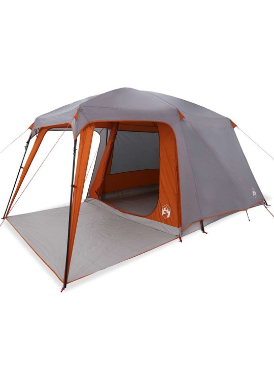 Camping teltta porch dome 5-hengen harmaa oranssi vedenpitävä