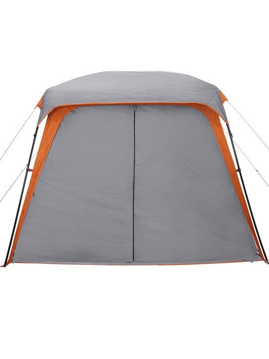 Camping teltta porch dome 5-hengen harmaa oranssi vedenpitävä