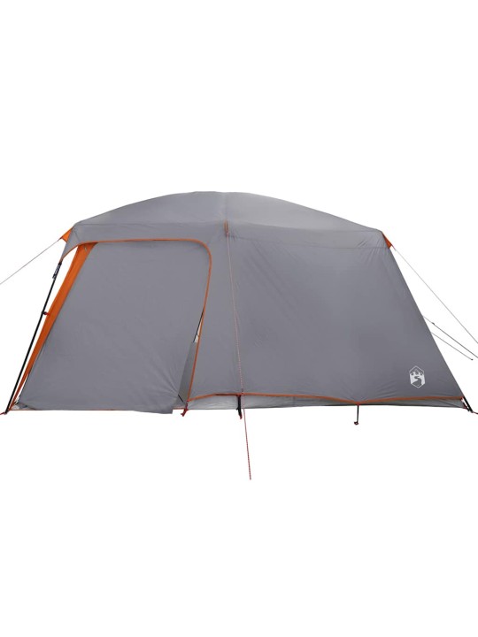 Camping teltta porch dome 5-hengen harmaa oranssi vedenpitävä